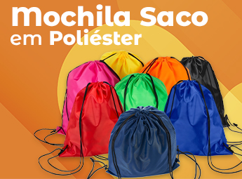 Mochila Saco em Poliéster